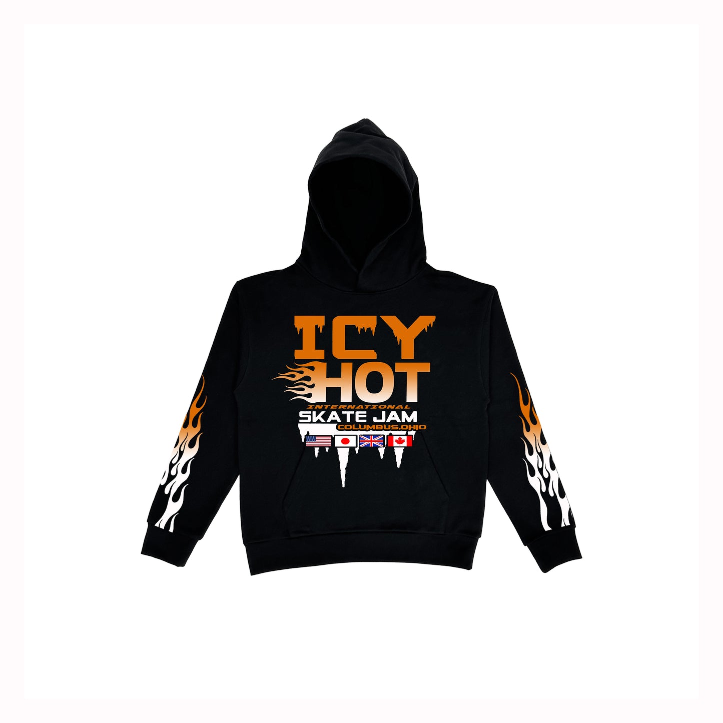 ORANGE FLAME HOODIE 2026